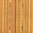 thumbnail image 1 of Ahgly Company Indoor Square Abstract Orange Modern Area Rugs, 6' Square, 1 of 4
