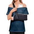 thumbnail image 2 of longantii Post Shoulder Surgery Shirts for Women Chemo Dialysis Port with 2 Shoulder Half Zippers After Rotator Cuff Tops Dark Blue XL, 2 of 9
