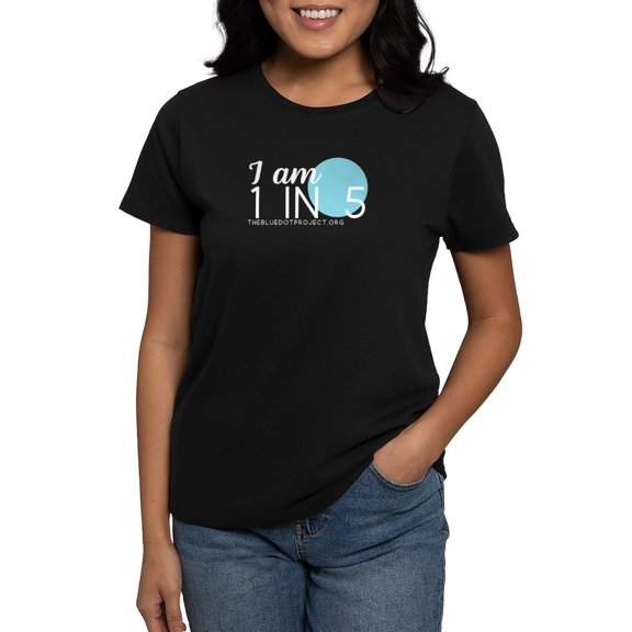 CafePress - 1 In 5 T Shirt - Women's Traditional Fit Dark T-Shirt