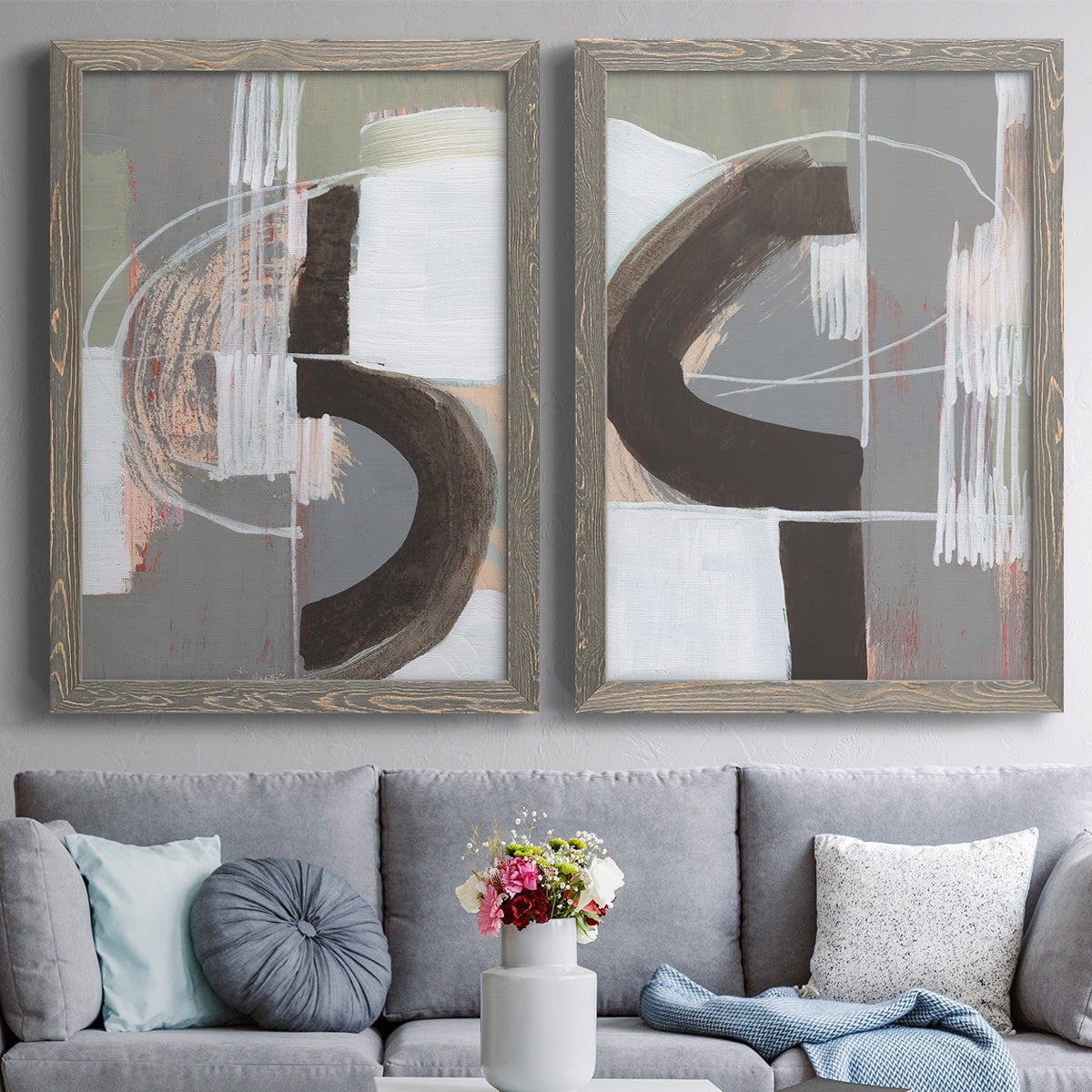 Arching Neutrals III - Premium Framed Canvas - Ready to Hang