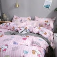 thumbnail image 4 of Sanrio hello kitty bedding set Girl Quilt Cover Student Dormitory Bed Sheet Pillowcase cotton wadding children bedding bag RJ, 4 of 6
