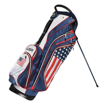 - Hot Z Golf 2018 USA Stand Bag (Red/White/Blue) NEW