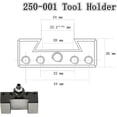 thumbnail image 3 of ALL-CARB 2Pcs OXA 1 Quick Change Turning & Facing Lathe Tool Post Holder 250-001 Tool Holder Fit for Lathe, 3 of 6