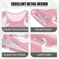 thumbnail image 4 of White Swans and Hearts Pattern Summer Pajama Set Soft Cotton Short Sleeve Sleepwear 2PCS Pajama Sets Breathable Lounge Set Size 10Y, 4 of 7