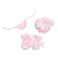 thumbnail image 1 of Conjunto de Pijamas de 3 Piezas CUTICAT para Muñecas Rosa, 1 of 8