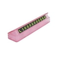 thumbnail image 1 of koolsoo Car Parking Card Number Plate Moving Auto Phone Number Plate Stop Parking Number Pink, 1 of 9