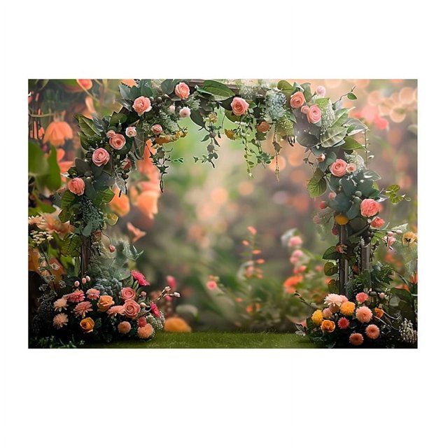 Fondo de fotografía de 210 x 150 cm, tela, corona, paisaje, boda, 3D, vacaciones, retrato, fotografía, fondos, G