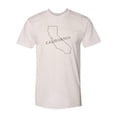 thumbnail image 1 of Gravity Trading Mens California State USA-Made Triblend Tee - Oatmeal - X-Large, 1 of 1