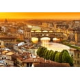 thumbnail image 2 of 1000 Piece Jigsaw Puzzle, Bridges of Florence, Arno, Tuscany, puzzle of Italy, Adult Puzzle, Castorland C-104826-2, 2 of 5