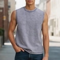 thumbnail image 3 of Vintage Washed Tank Tops Men Summer Casual Lightweight Breathable Loose Fit Crewneck Sleeveless Undershirt, 3 of 9
