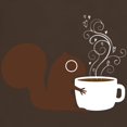 thumbnail image 3 of CafePress - Coffee Squirrel Dark T Shirt - 100% Cotton T-Shirt, 3 of 4