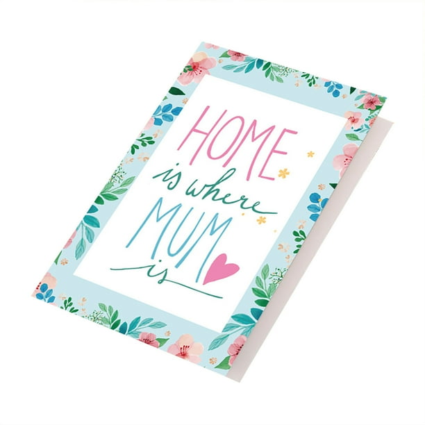 XWSHYW Herramientas para El Hogar Tarjeta de Felicitación Del Día de La Madre Nueva Tarjeta de Felicitación Creativa Tarjeta de Mensaje