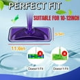 thumbnail image 3 of QUTETN 3 Pack Reusable Mop Pads Compatible with Swiffer Wet Jet Wet Jet Pads Refills for Swiffer Mop Washable Mop Refill Pads Wet Pads for Floor Cleaning Wet Dry Use for Any Floor Types, 3 of 7