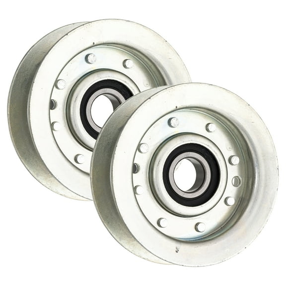 8TEN Flat Idler Pulley for John Deere L100 L110 GY20067 GR22172 2 Pack 810-CID2225L