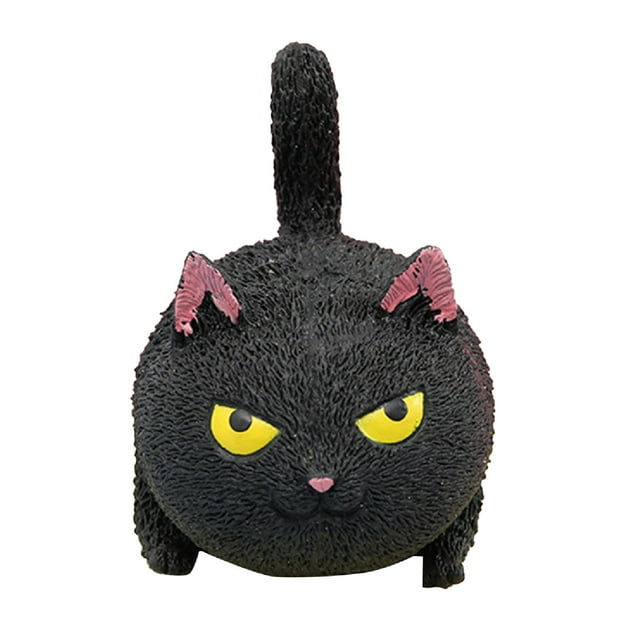 Juguete de bola para apretar, juguetes para apretar, juguete sensorial con bola para aliviar el estrés de gato lindo, construido para precisión