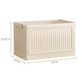 thumbnail image 2 of Caja de Almacenamiento Plegable de Gran Capacidad con Polea - Organizador de Plástico Apilable con Tapa, Contenedor Portátil para el Hogar, 2 of 5