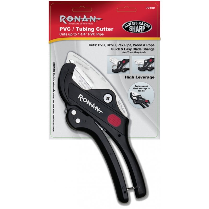 Ronan 70265 PVC Ratcheting Cutter 1-1/4 Inch