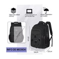 thumbnail image 2 of Mochila Para Laptop De 17 Pulgadas  negro, 2 of 5