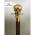 thumbnail image 6 of Gold Plated Replica of Bat Masterson Knob Handle Walking Cane, 6 of 7