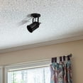thumbnail image 3 of BESTYASH 1Set LED Track Lights Ceiling Warm White Light Black Round Fixture, 3 of 8