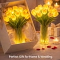 thumbnail image 6 of Artificial Tulip Flowers LED Lights, 15 PCS Radiant Romantic Tulip Light, Twinkling LED Tulips, Flower Shaped Ambient Night Lamp for Bedroom Bedside Decor, 6 of 7