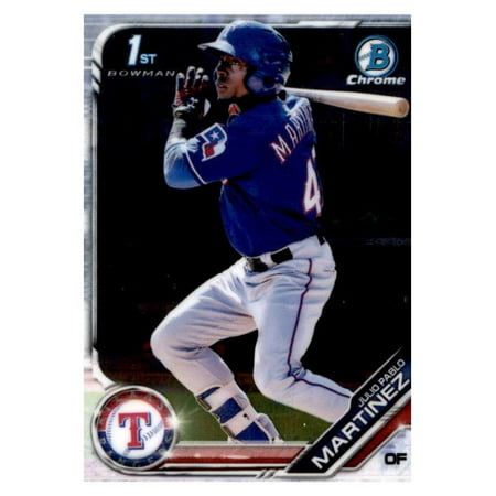 2019 Bowman Chrome Prospects #BCP-30 Julio Pablo Martinez Texas Rangers Baseball (Best 30 Slide In Gas Range 2019)