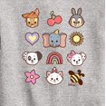 thumbnail image 3 of Character Group With Icons  - Toddler & Youth Crewneck Fleece Sweatshirt, 3 of 5