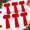Red-Three-ear Style, variant on 6 Large Bows Formas Tree Red Three-ear