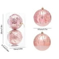 thumbnail image 3 of Linnome Shiny Glitter Christmas Balls Hanging Ornaments Bright Tree Window Decor, 3 of 6