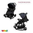 thumbnail image 3 of Carriola Para Bebé Starkids Naos Convertible A Mecedora Negro, 3 of 7