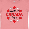 thumbnail image 4 of Inktastic Happy Canada Day- Maple Leaf Circle Boys or Girls Baby T-Shirt, 4 of 5