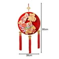 thumbnail image 4 of Decoración colgante de año Nuevo de dragón chino, colgante de borlas, ventanas, decoración colgante tradicional creativa del año Lunar para fiesta Estilo B, 4 of 8