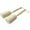 Beige, variant on Long Handled Loofah Scrub Brush Set - Exfoliating Back Massager for Deep Cleansing and Mud Removal Bath Tool 2 Pack for Spa-like Experience