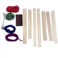 thumbnail image 1 of Natural Wood Material Weaving Educational Toys , Weaver, Children Weaving Machine Children For Kid, 1 of 8