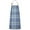 Blue White and, variant on Black and White Small Checkered Pattern Apron-Garden Aprons for Women with Pockets-Cotton Linen Waterproof Kitchen Cooking Gardening Aprons Adjustable for Kitchen,Cooking,BBQ and Salon 33x27 Inch