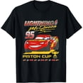 thumbnail image 1 of Disney Pixar Cars Lightning Mcqueen Piston Cup Style T-Shirt All Size S-5XL, 1 of 4