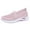 Pink, variant on IUJSOY Women's Mesh Orthopedic Sneakers Casual Walking Shoes Comfortable Soft Sole Slip on Loafers