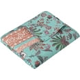 thumbnail image 4 of Barefoot Bungalow Audrey Floral,Stripe Microfiber/Cotton Throw, 50" x 60", 4 of 6