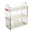 thumbnail image 4 of Luzkey Coffee Cup Rack Clear Countertop Organizer for Hotel Kitchen Pantry Tabletop White, 4 of 8