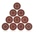 thumbnail image 2 of Disques de Ponçage, 100 Pcs Disques de Ponçage Ronds en Papier de Sable 5 Pouces 8 Trous Robustes et Résistants, 2 of 8