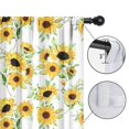 thumbnail image 4 of Blackout Kids Curtains,White Sunflower Childrens Insulated Curtains Set Of 2,Bedroom Essentials,Toddler Room Decor 42x54in(106x137cm), 4 of 4