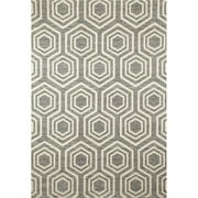 Art Carpet 841864100464 5 x 8 ft. Highline Collection Bees Knees Woven Area Rug, Gray