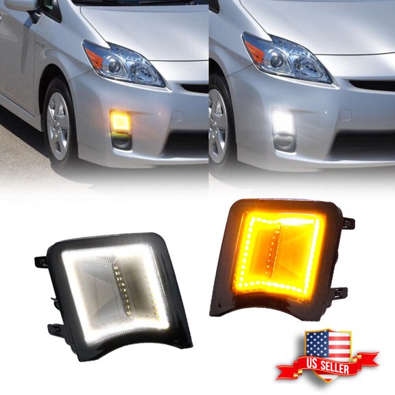 GTINTHEBOX For 2010 2011 Toyota Prius Switchback LED Turn Signal Lights Parking Lamp Smoked