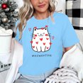 thumbnail image 4 of Tbopshirt Valentine's Day T-Shirts for Women Tees,Plus Size Womens Tops,Women Valentines Day Short Sleeve Heart Printed T-Shirt Novelty Graphic S-XXXL, 4 of 4