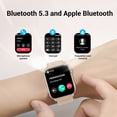 thumbnail image 5 of Blackview Women's Smart Watch with Bluetooth Calling, AI Voice Assistant, Fitness Tracker, 1.91" HD Display, IP68 Water Resistant, Flashlight, Custom Watch Faces, Compatible with Android & iPhone, 5 of 13