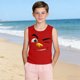 thumbnail image 3 of Camisola de Niños Pequeños 3-15 Años sin Mangas Tela Suave Impresión Gradiente para el Uso Casual Y Ocasiones Especiales, 3 of 6