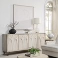 thumbnail image 2 of Renwil Stardust 48" Wide Wall Art, Matte White, 2 of 6