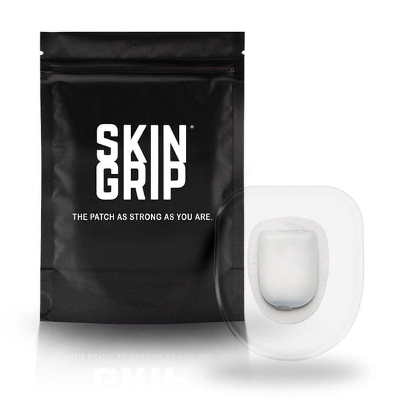 Skin Grip Omnipod Overpatches for Omnipod 5 & Dash – Waterproof, Sweatproof Adhesive Patches for Insulin Pump Protection – Pre-Cut Patches for Omnipod Devices – 20-Pack - Clear