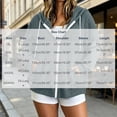 thumbnail image 3 of Nugftut Hoodies for Women Plus Size Full Zip-Up Jacket Oversized Lightweight Sweatshirts Baggy Workout Hoodies with Pockets, 3 of 8