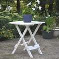 thumbnail image 2 of Adams Manufacturing Outdoor Plastic Quik-Fold Side Table, White (Set of 2), 2 of 5